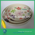 Round PLA Zein Plastic Serving Tray